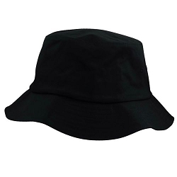 Big Size 3XL/4XL Black Flexfit® Bucket Hat