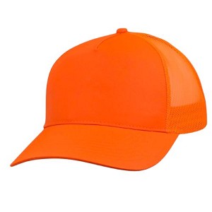 Blaze orange structured front with mesh back 